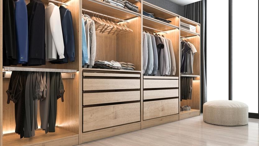 Kleiderschrank mit dem Möbelplaner designen Kleiderschrank mit viel Stauraum