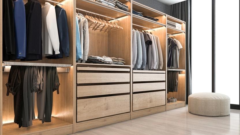 Kleiderschrank mit dem Möbelplaner designen Kleiderschrank mit viel Stauraum